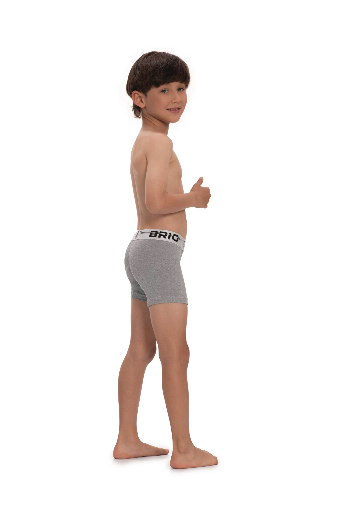 Bóxer Brio Niño Corto en Microfibra