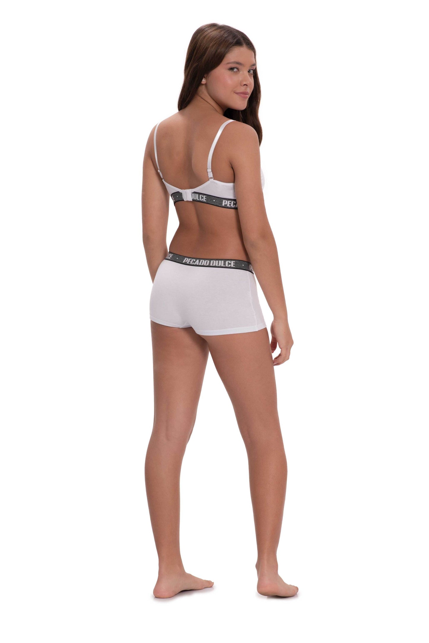 Conjunto Niña Pecado Dulce Top Y Bóxer En Algodón