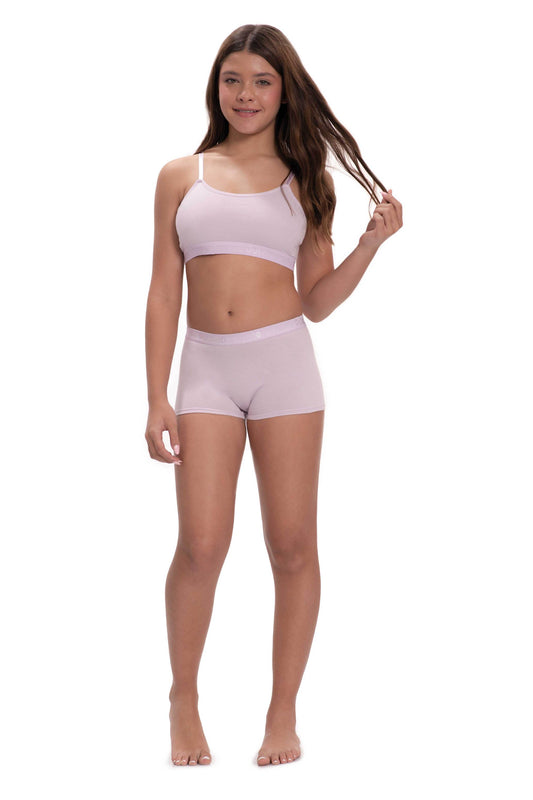 Conjunto Pecado Dulce Niña de Top Y Bóxer En Algodón