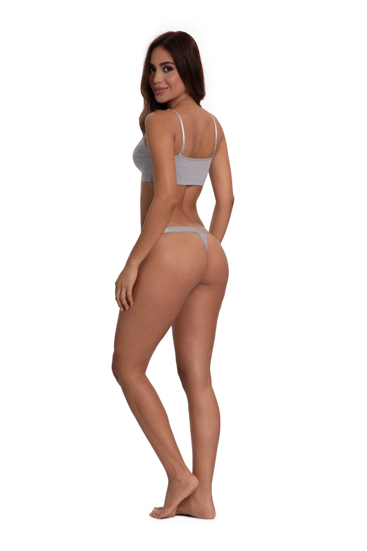 Brasilera Dama Pecado Dulce En Rib Con Elástico