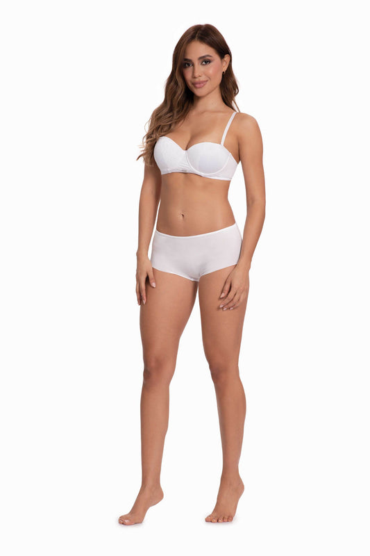 Brasier Strapless Dama Pecado Dulce En Microfibra Y Encaje