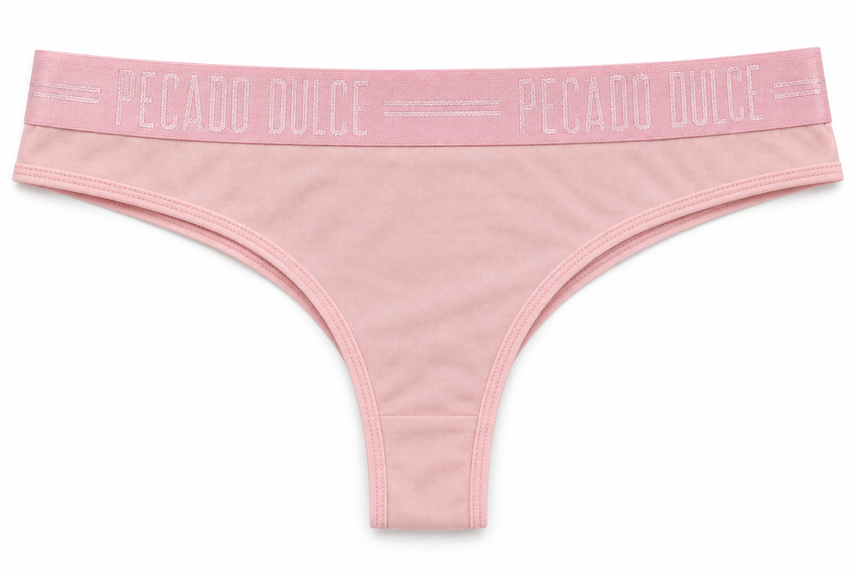 Panty Femenino de Corte Brasilero Dama Pecado Dulce En Algodón Elástico Deportivo