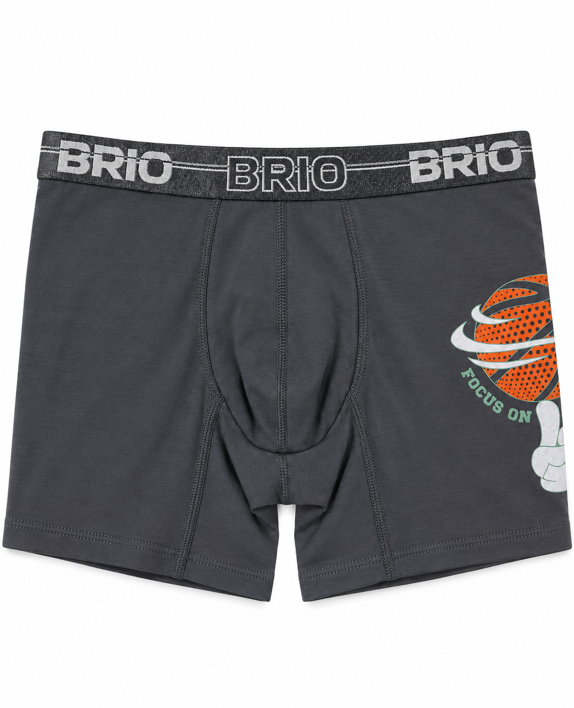 Bóxer Brio Niño Junior En Algodón Con Estampado En Pierna