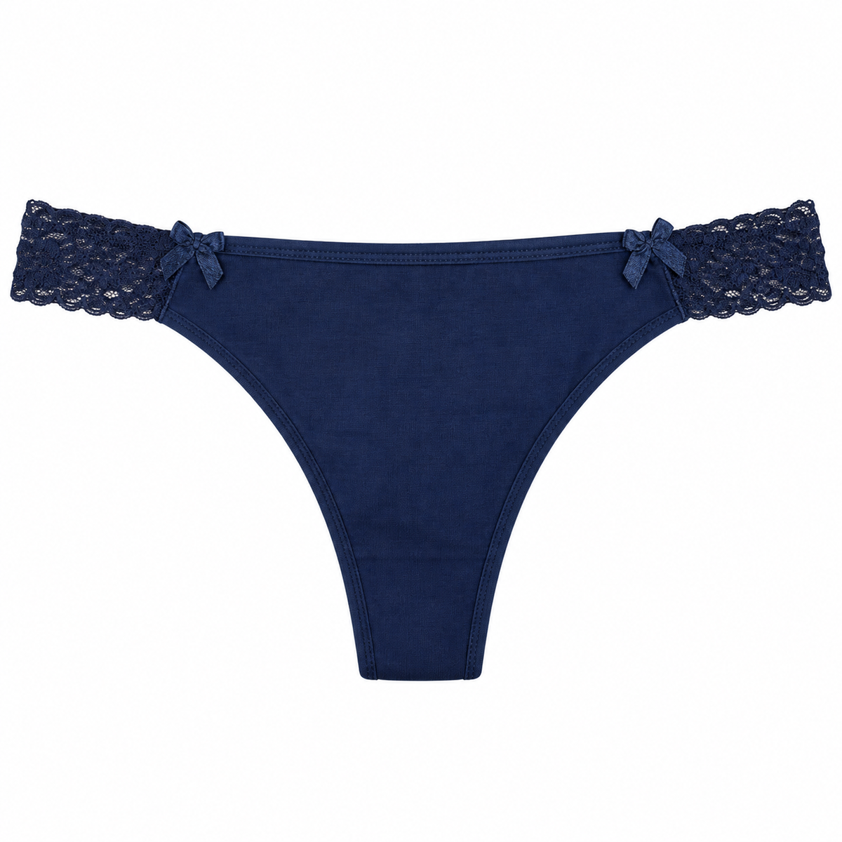 Panty Femenino de Corte Brasilero Dama Pecado Dulce Fondo Entero En Algodón y Encaje