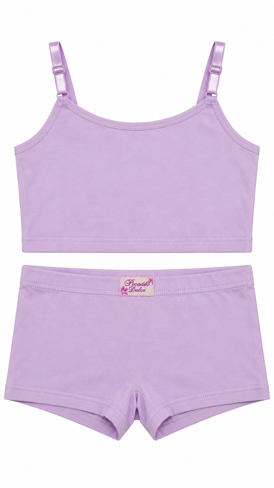 Conjunto Niña  Pecado Dulce Fondo Entero En Algodón