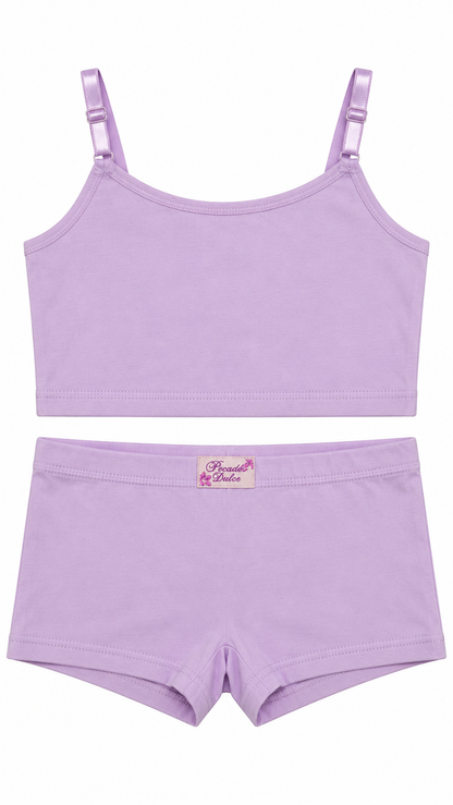 Conjunto Niña  Pecado Dulce Fondo Entero En Algodón