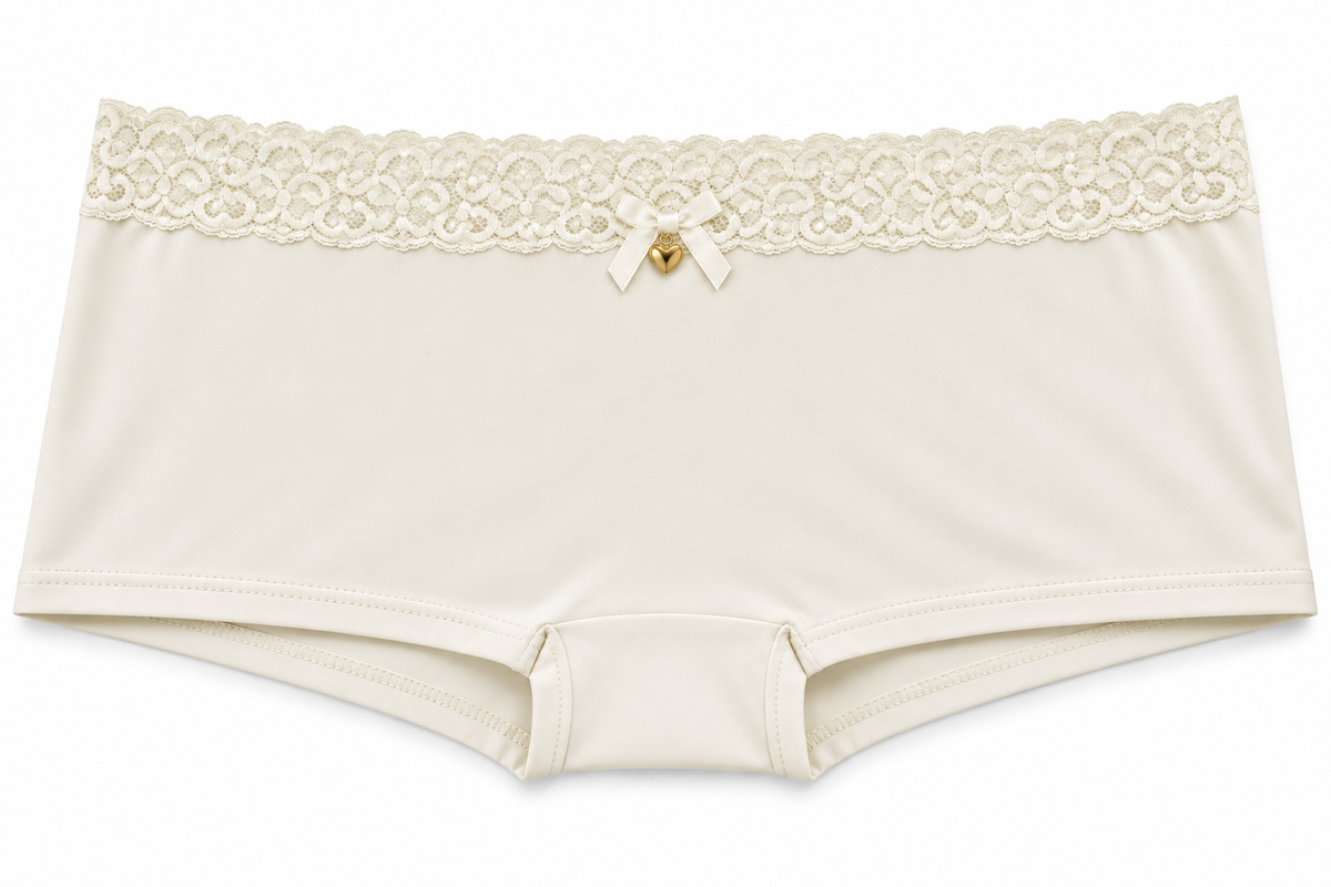 Bóxer Dama Pecado Dulce Fondo Entero en Microfibra y Encaje