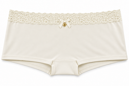 Bóxer Dama Pecado Dulce Fondo Entero en Microfibra y Encaje