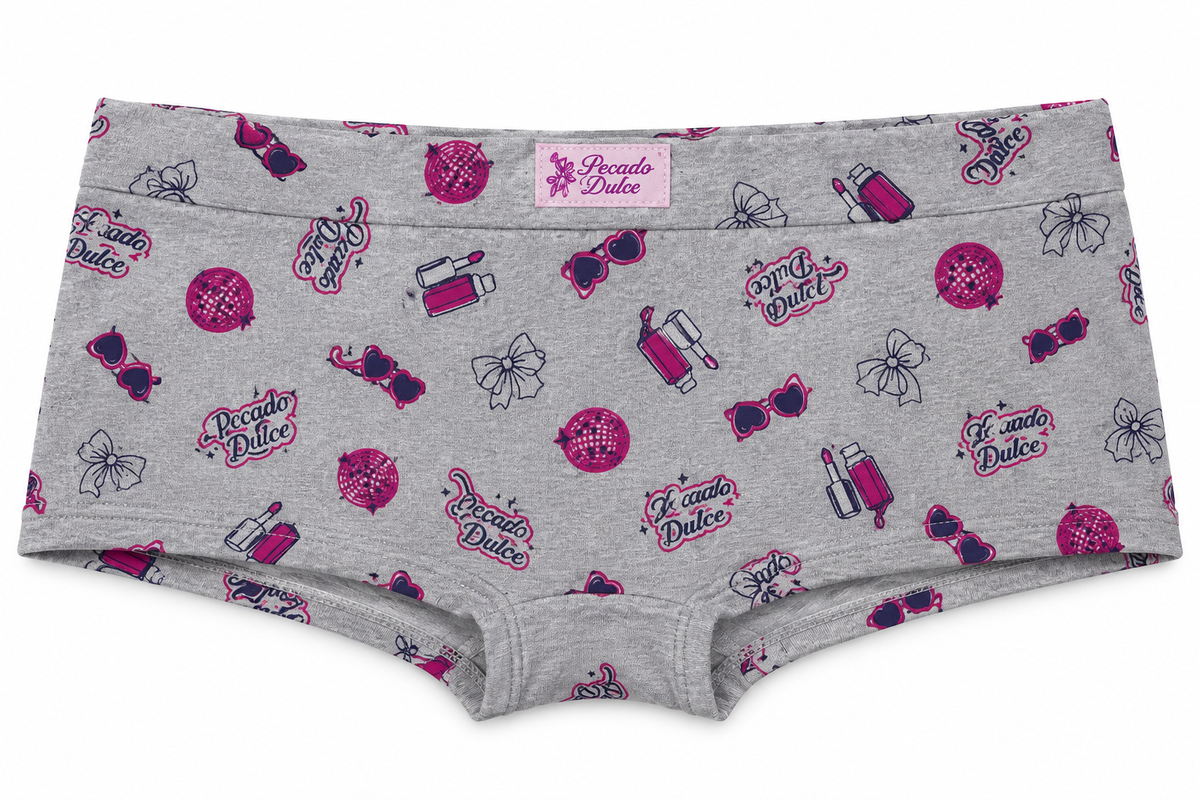 Bóxer Dama Pecado Dulce En Algodón Estampado