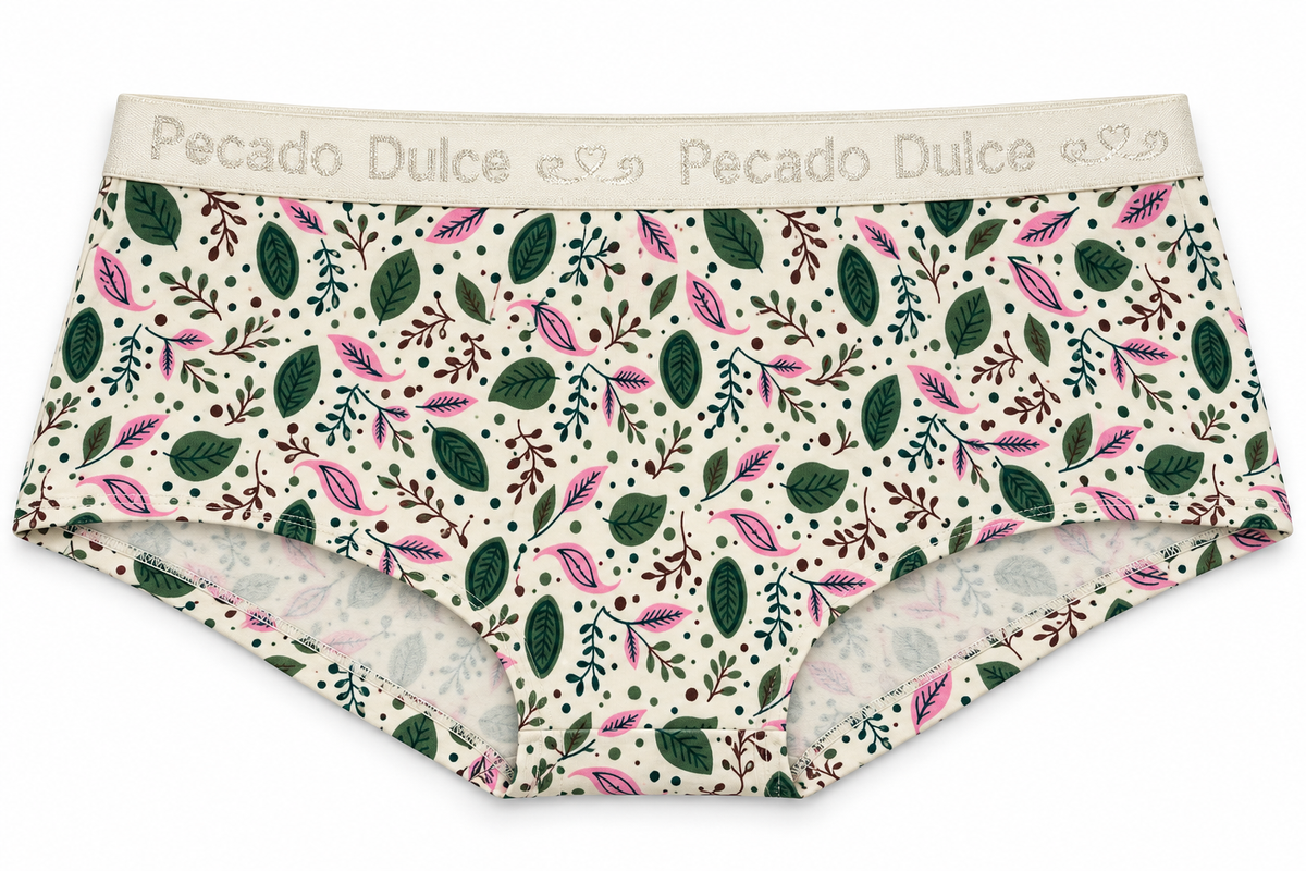 Cachetero Dama Pecado Dulce En Algodón Estampada