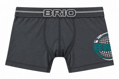 Bóxer Brio Niño Estampado Corto En Microfibra