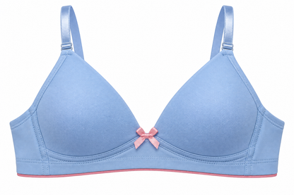 Brasier Niña Pecado Dulce En Microfibra Con Elástico Contraste