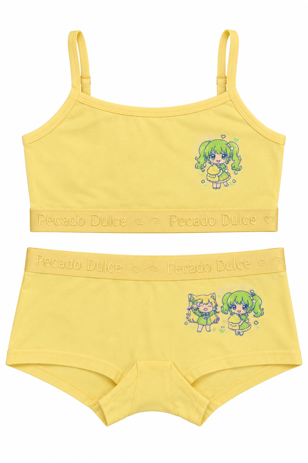 Conjunto Niña Pecado Dulce En Algodón Estampado
