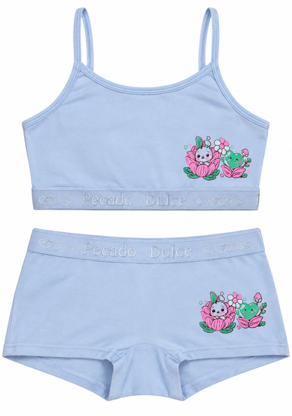 Conjunto Niña Pecado Dulce En Algodón Estampado