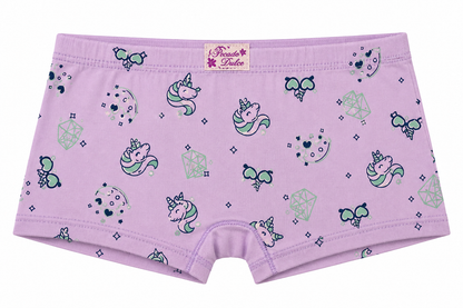 Bóxer Niña Pecado Dulce En Algodón Estampado
