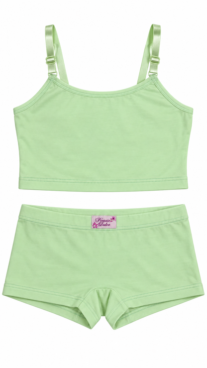 Conjunto Niña  Pecado Dulce Fondo Entero En Algodón
