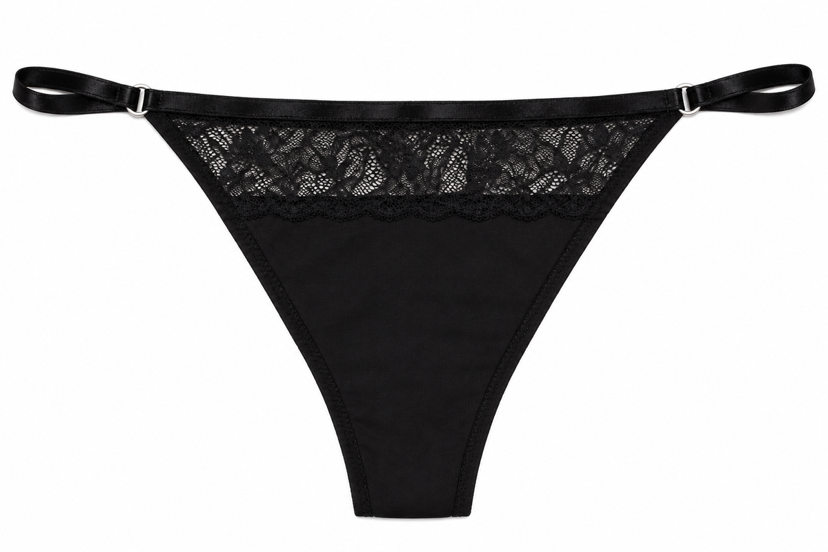Panty Femenino de Corte Brasilero Dama Pecado Dulce En Algodón Y Encaje