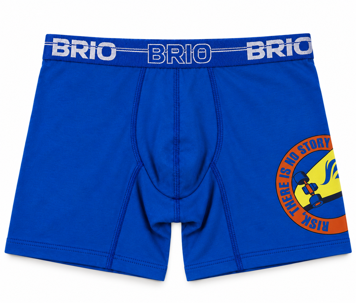 Bóxer Brio Niño Junior En Algodón Con Estampado En Pierna