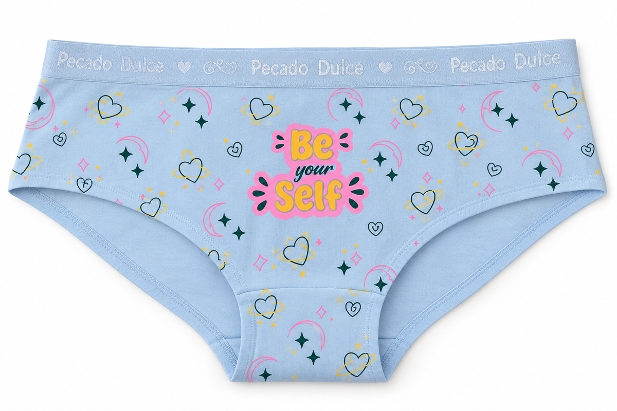 Cachetero Dama Pecado Dulce En Algodón Estampado