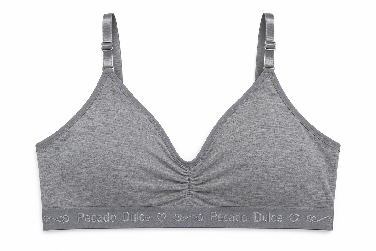Top Dama Pecado Dulce Con Recogido Delantero En Algodón