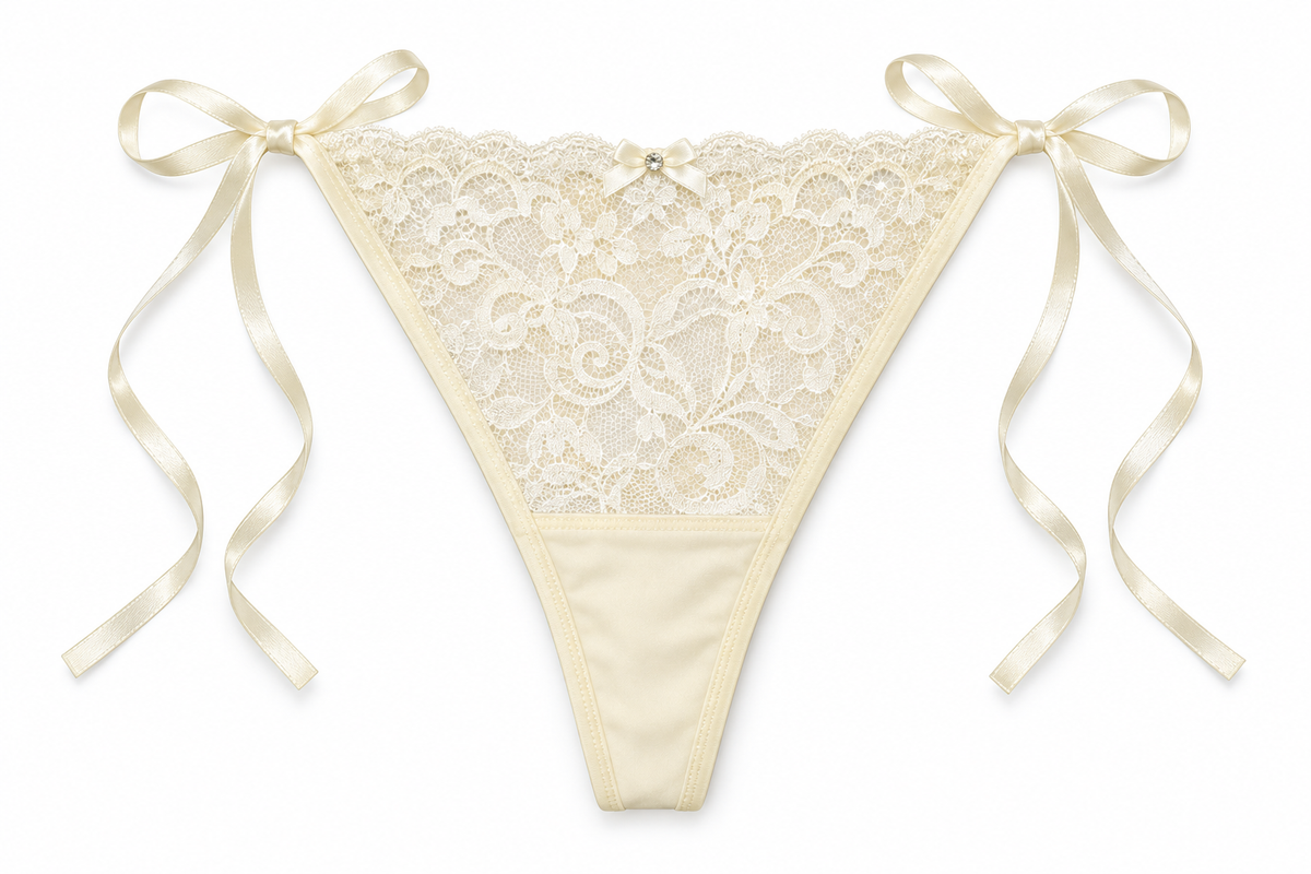 Panty Femenino de Corte Brasilero Dama Pecado Dulce Fondo Entero En Encaje