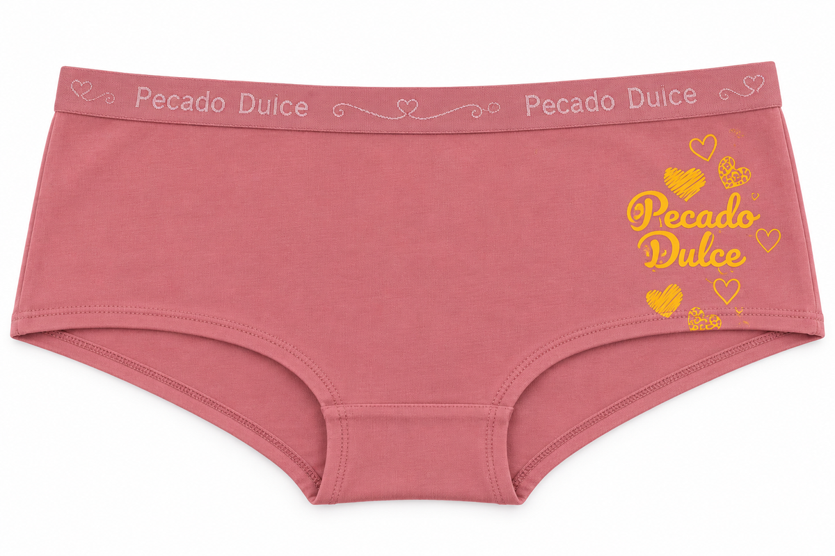 Cachetero Dama Pecado Dulce En Algodón Estampado