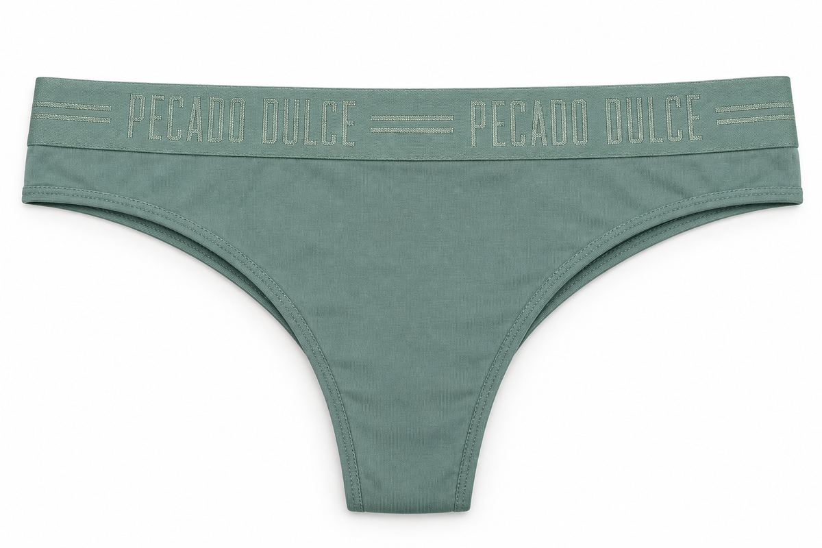 Panty Femenino de Corte Brasilero Dama Pecado Dulce En Algodón Elástico Deportivo