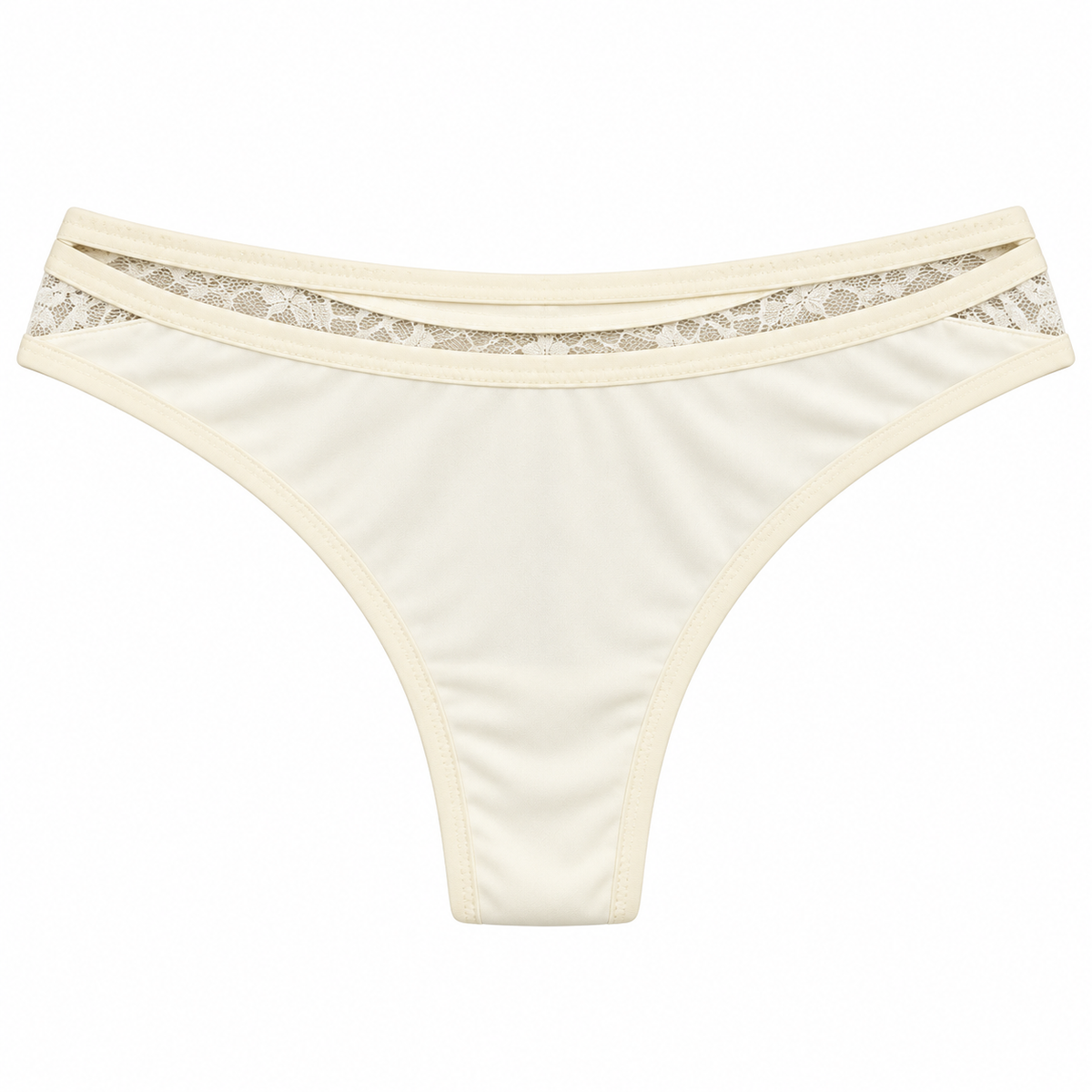 Panty Femenino de Corte Brasilero Dama Pecado Dulce Fondo Entero En Microfibra Y Encaje