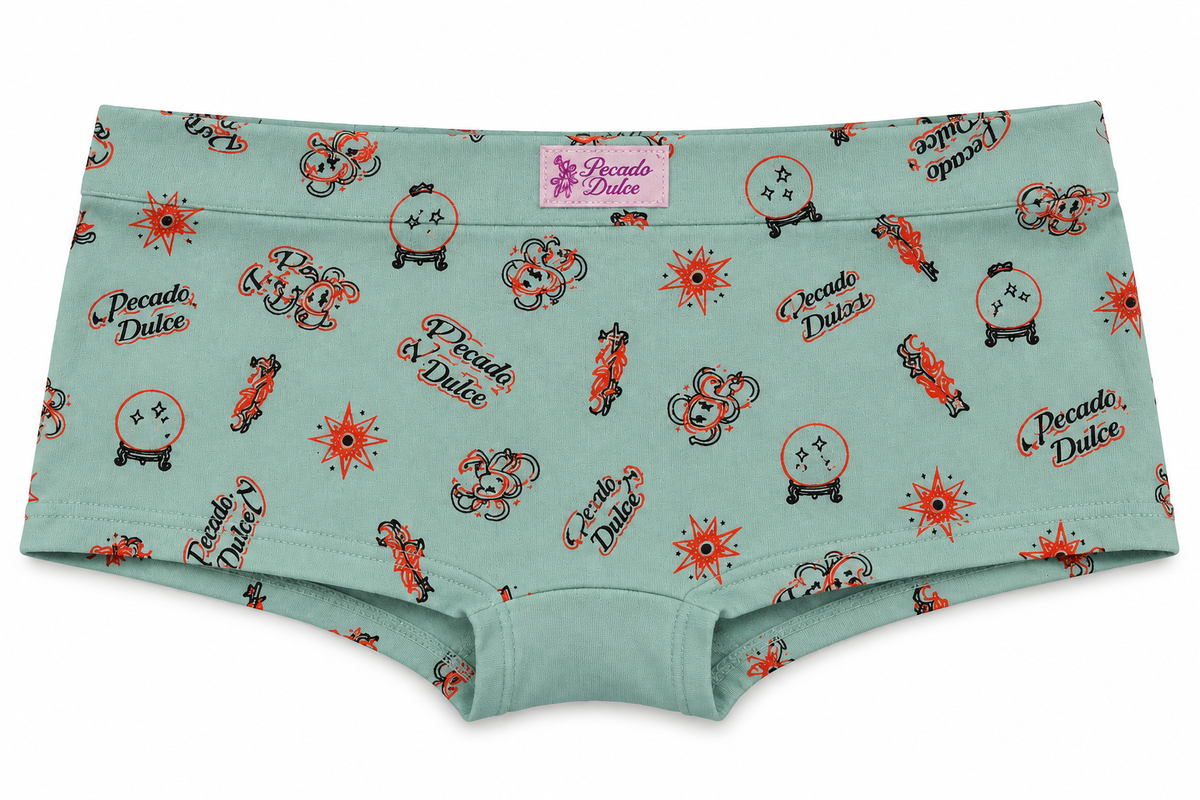 Bóxer Dama Pecado Dulce En Algodón Estampado
