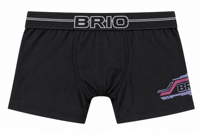Bóxer Brio Niño Estampado Corto En Microfibra