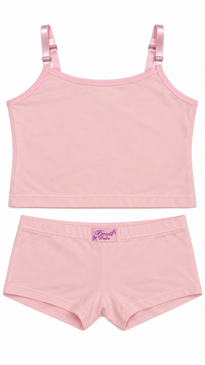 Conjunto Niña  Pecado Dulce Fondo Entero En Algodón