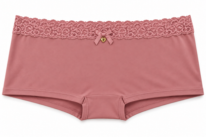 Bóxer Dama Pecado Dulce Fondo Entero en Microfibra y Encaje