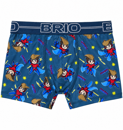 Bóxer Brio Niño Microfibra Sublimado Corto Temática Anime