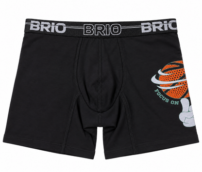 Bóxer Brio Niño Junior En Algodón Con Estampado En Pierna
