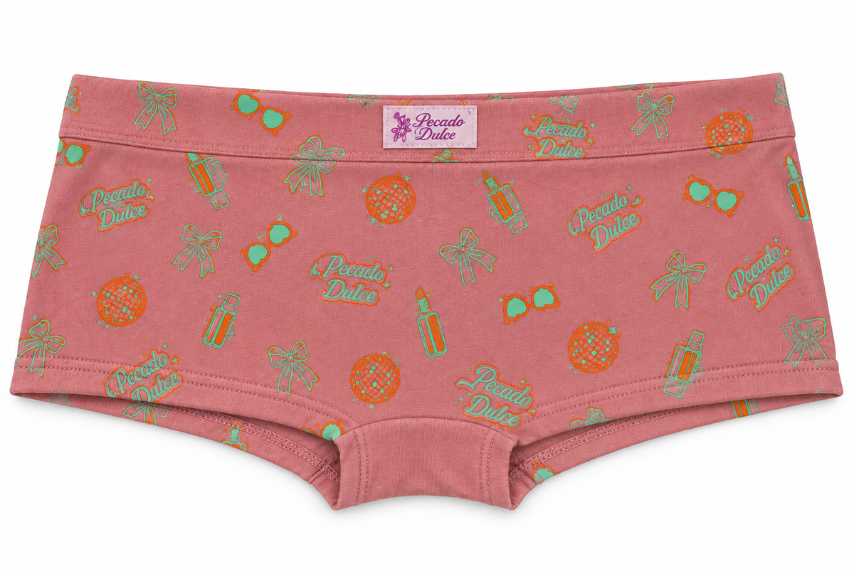 Bóxer Dama Pecado Dulce En Algodón Estampado