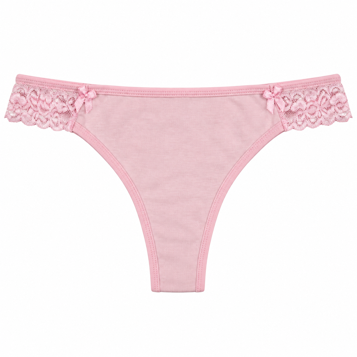 Panty Femenino de Corte Brasilero Dama Pecado Dulce Fondo Entero En Algodón y Encaje