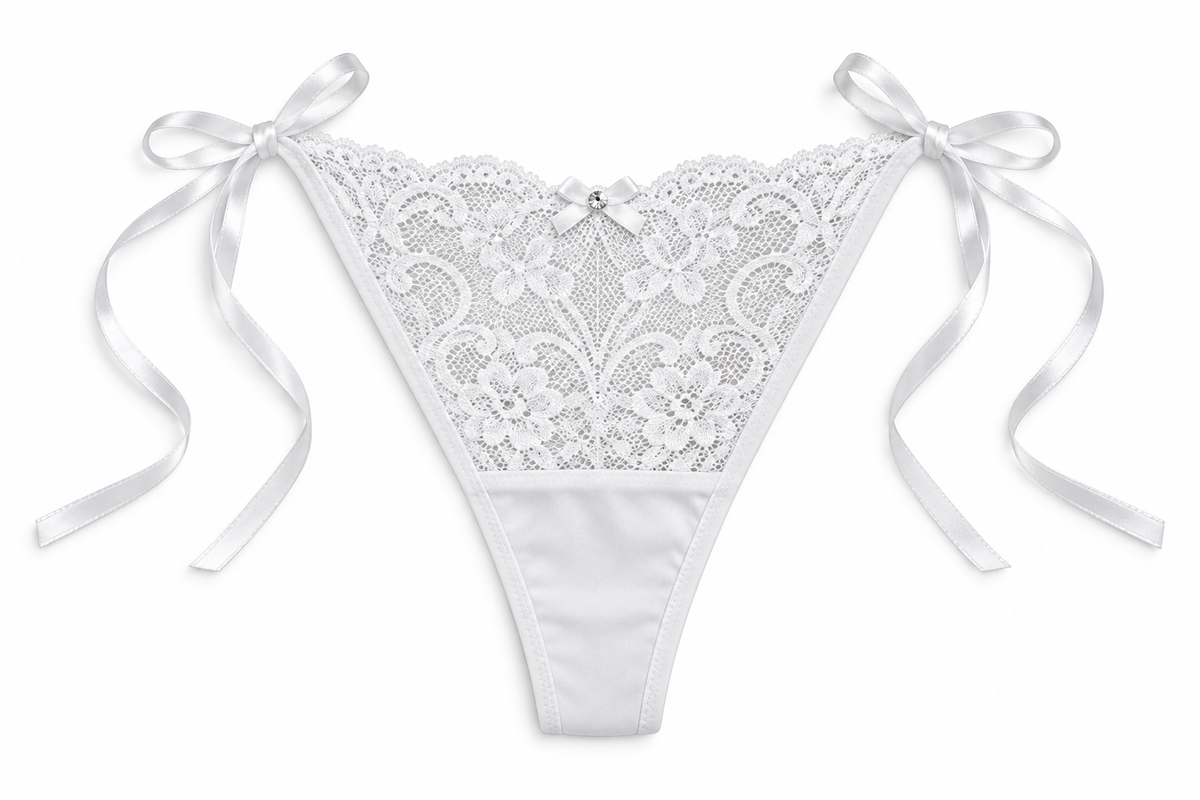 Panty Femenino de Corte Brasilero Dama Pecado Dulce Fondo Entero En Encaje
