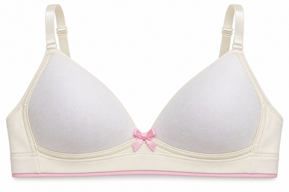 Brasier Niña Pecado Dulce En Microfibra Con Elástico Contraste
