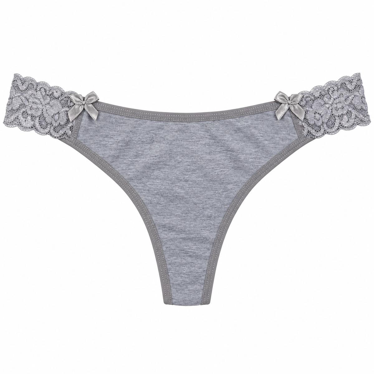 Panty Femenino de Corte Brasilero Dama Pecado Dulce Fondo Entero En Algodón y Encaje