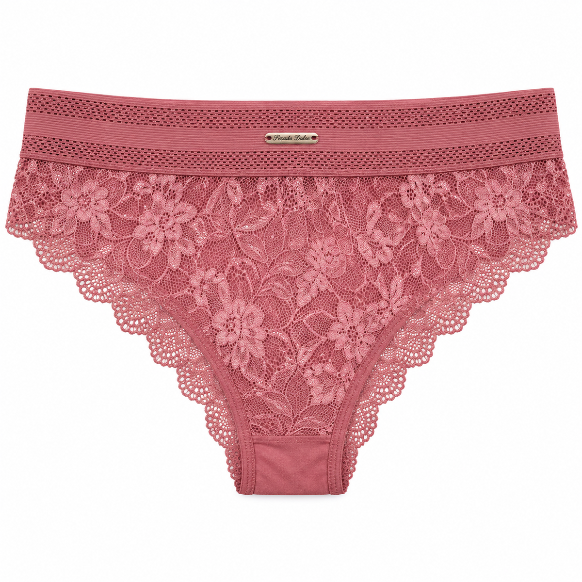 Panty Femenino de Corte Brasilero Dama En Encaje