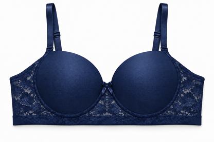 Brasier Strapless Dama Pecado Dulce En Microfibra Y Blonda