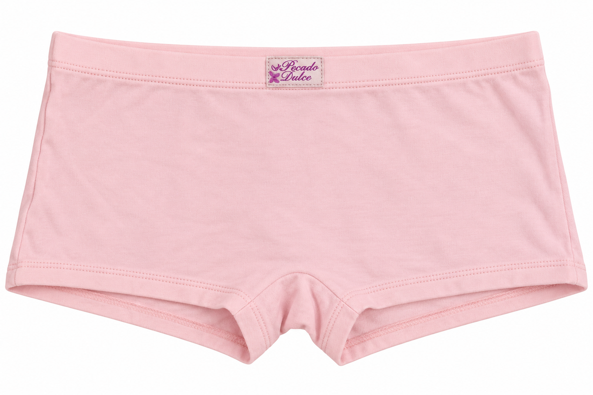 Bóxer Niña Pecado Dulce Fondo Entero En Algodón