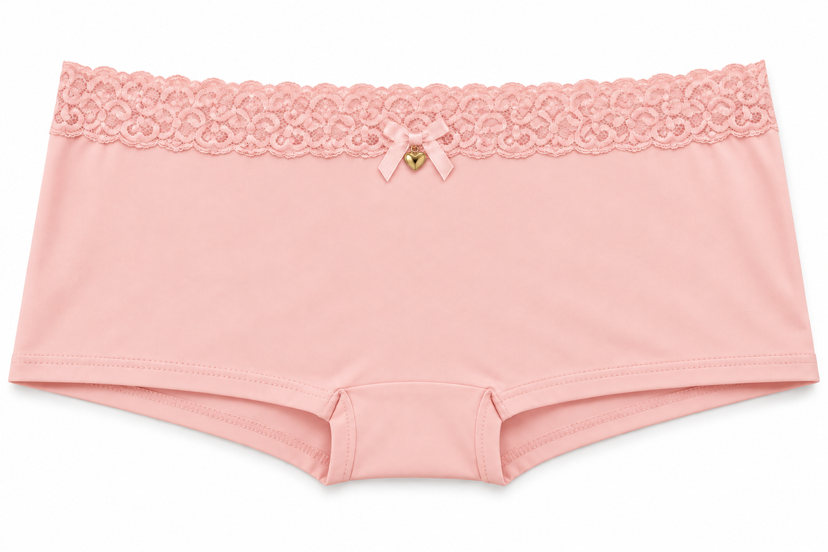 Bóxer Dama Pecado Dulce Fondo Entero en Microfibra y Encaje