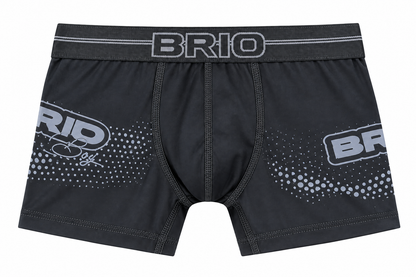 Bóxer Brio Niño Corto en Microfibra Y Estampado