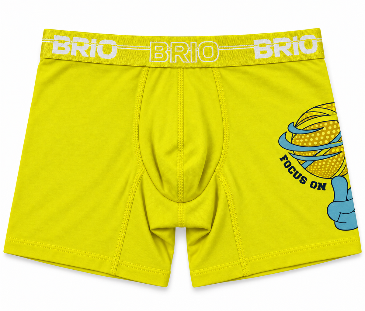 Bóxer Brio Niño Junior En Algodón Con Estampado En Pierna