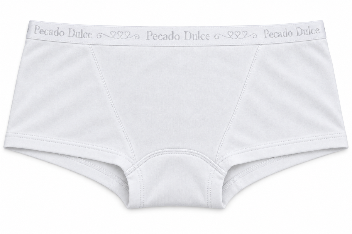 Bóxer Dama Pecado Dulce En Algodón Con Recogido