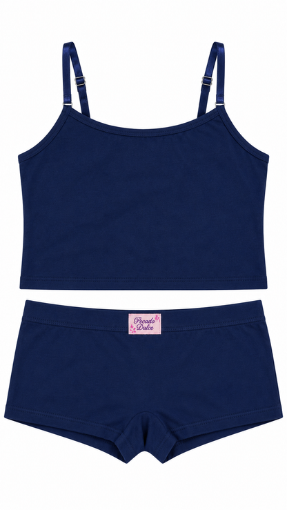 Conjunto Niña  Pecado Dulce Fondo Entero En Algodón
