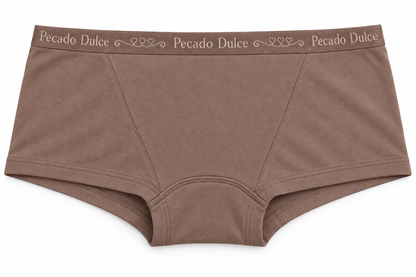 Bóxer Dama Pecado Dulce En Algodón Con Recogido