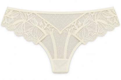 Panty Femenino de Corte Brasilero Dama Pecado Dulce En Maya Y Encaje