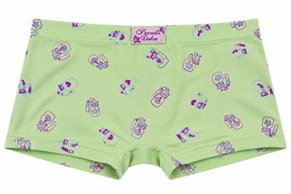 Bóxer Niña Pecado Dulce En Algodón Estampado